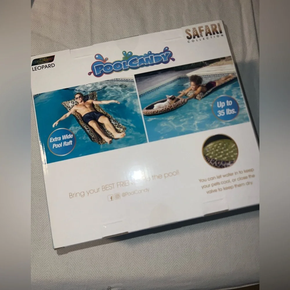 Safari Collection Leopard Raft & Pet Float - Picture 2 of 2